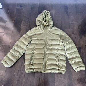 Zara Boys Army Green Hooded Puffer Jacket - Never Worn No Tags